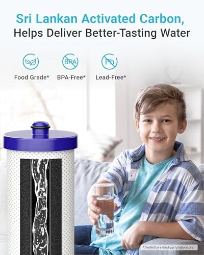 AQUA CREST WF1CB Refrigerator Water Filter, 3 Pack - Image 5