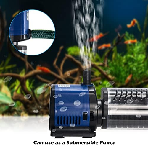 TARARIUM Aquarium Filter Powerful 700GPH for 100-400 Gallon Large Fish Tank Small Pond Fountain, Wave-Maker Submersible Water Pump Turtle Tank Filter for Saltwater & Freshwater System - Image 5