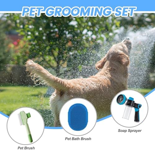 Dog Wash Hose Attachment,Hose Nozzle with Soap Dispenser - Image 3