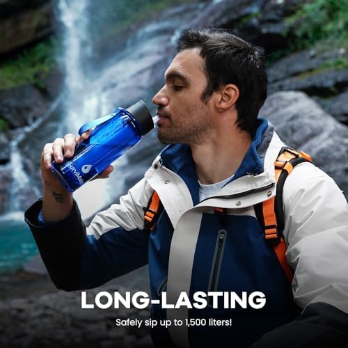 SurviMate 5-Stage 0.01μm Ultra-Filtration Filtered Water Bottle BPA-Free - Image 6