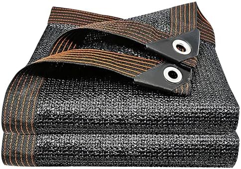 winemana 50% Black Shade Cloth 3.3 x 6.6 FT Durable Mesh Tarp with Grommets by winemana