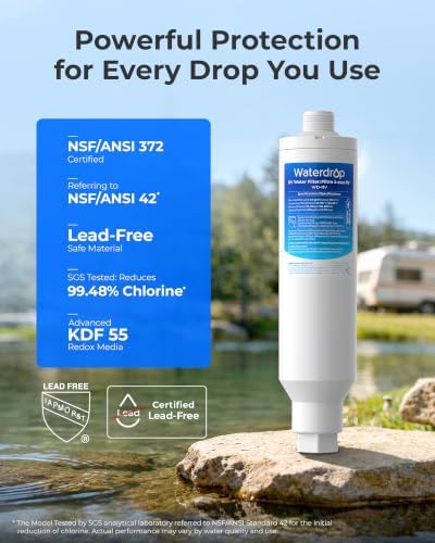 Waterdrop RV Inline Water Filter, Garden Hose and Camper Water Filter - Image 3