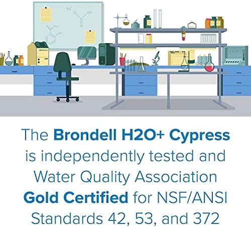 Brondell H630 Cypress Countertop Water Filter System for Kitchen Sinks, Three-Stage Filtration System and Dispenser Attaches to Faucet, White - Image 6