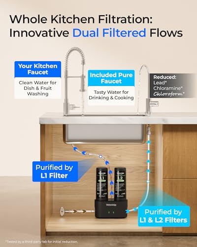 Waterdrop DLG-L Under Sink Water Filter System, Reduces Chlorine Lead - Image 2