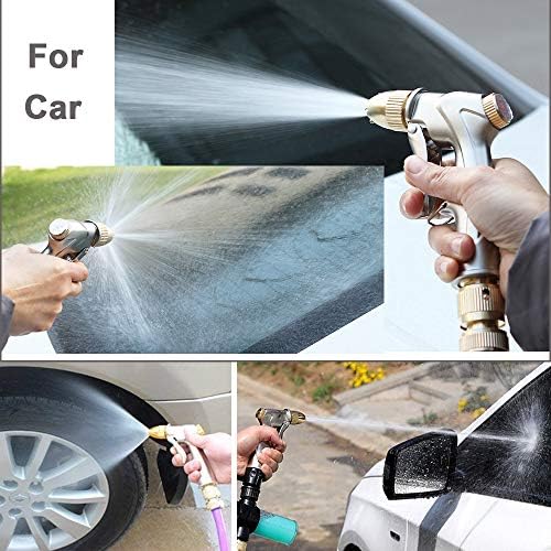 FANHAO Upgraded 100% Metal Garden Hose Nozzle Heavy Duty, High Pressure - Image 6