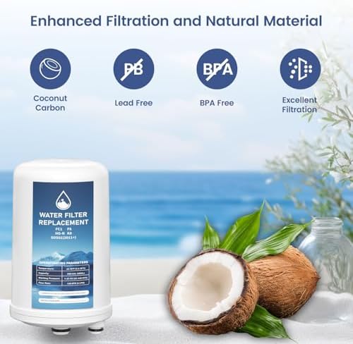 FC1 HG-N F8 Water Filter Replacement Cartridge Compatible with Enagic Leveluk K8, SD501 (2011+), JRIV 8-Plate Ionizer Machines Alkaline Water System, Pack of 2 - Image 5