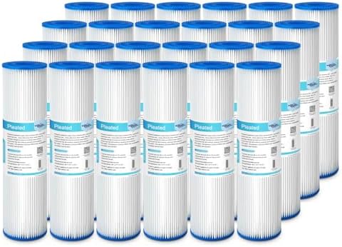 Membrane Solutions 50 Micron 10"x2.5" Pleated Sediment Water Filter by MembraneSolutions