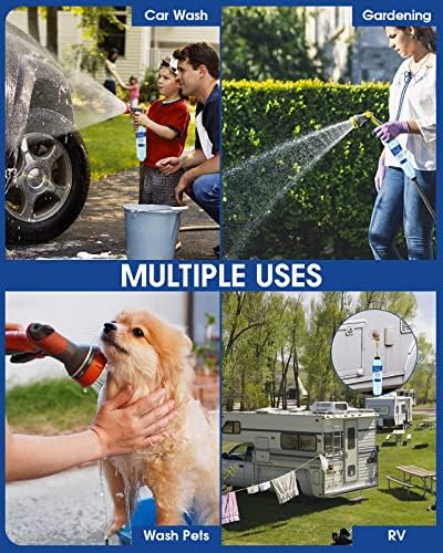 Garden Hose Filter for Filling Hot Tub, Pool, Spa, Greatly Reduces Sediment, Chlorine, Heavy Metals and Odors, Standard 3/4" Garden Hose Thread (1 pack) - Image 6