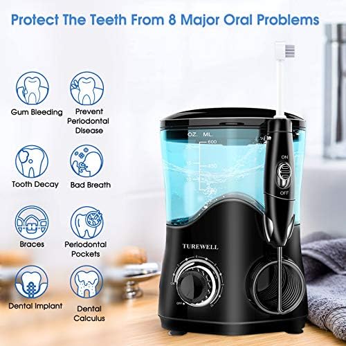 TUREWELL FC162 Water Dental Flosser for Teeth/Braces - Image 2