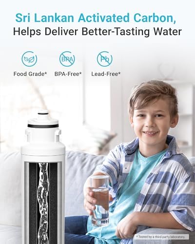 AQUA CREST DW2042FR-09 Refrigerator Water Filter, 1 Pack - Image 5