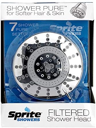Sprite Showers Shower Pure 7-Setting All-In-One Filtered Shower Head, Chrome - Image 2