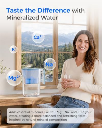Waterdrop PT-05B-AL Alkaline Water Filter Pitcher, 7-Cup, Up to pH 9.5 - Image 7