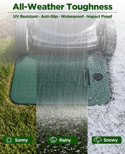 12''x 17'' Sprinkler Valve Box Cover, Irrigation Valve Box with Plug, Snap-On Locking Design, Valve Box Cover for Irrigation Valve Boxes, Water Meter Covers, and Inlet Valves - Image 4