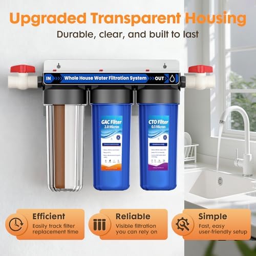 Whole House Water Filter System for Well Water,3-Stage,2-Year Filter Supply - Image 4