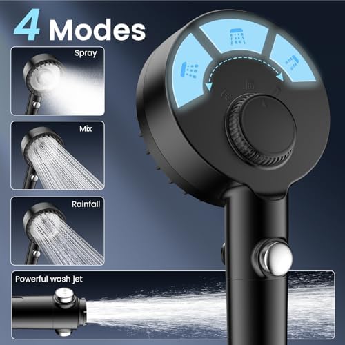 Filtered Shower Head with Handheld, High Pressure Showerhead with Filters - Image 5