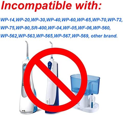 Ronsit Flosser Brush Heads Tips Compatible with Waterpik Water Flosser - Image 4