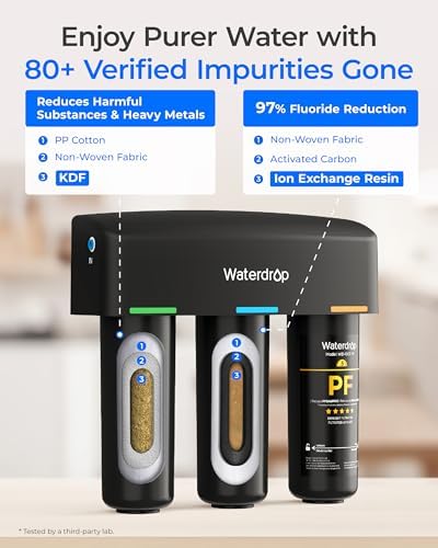Waterdrop TSB-PF Under Sink Water Filter System, Reduces 80+ Impurities - Image 5
