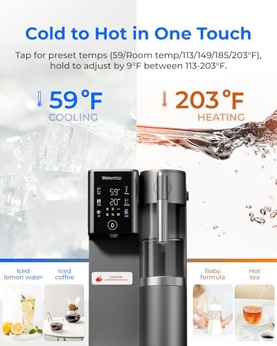 Waterdrop A2 Reverse Osmosis Water Filter System, Instant Hot & Cold Water - Image 2