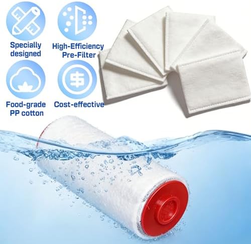 xcivi 12PCS Pre Filter Sleeves for Weddell Duo Red & Blue Shower Filter - Image 3