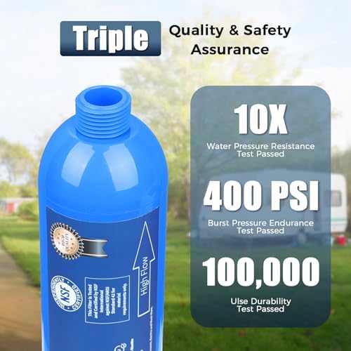 SheeChung RV Water Filter, 3 Pack Camper Water Filter, NSF Certified - Image 4