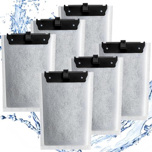 driamor 6 Pack Medium Filter Cartridges Replacement Compatible with Whisper 10i/IQ10/PF10 Aquarium Filter 5-10 Gallons by Driamor