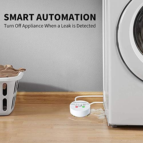 Water Leak Detector, Ortis Water Sensor Alarm Flood Detector, Automatically Turn Off Flood Source When Sensing Moisture to Prevent Water Damage - Image 4