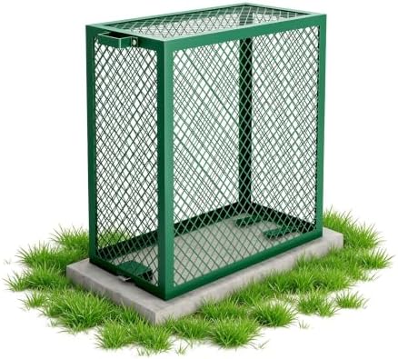 Steel Backflow Preventer Cage 30x13x30 Inch Outdoor Lockable by Unknown