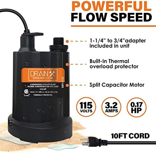 DrainX Tankless Water Heater Descaling Flush Kit - 3.5 Gallon Bucket, Heavy Duty 1/6 HP Pump, Steel Hoses, Maintenance Card, Instructions - Just add Vinegar or Descaler! - Image 4