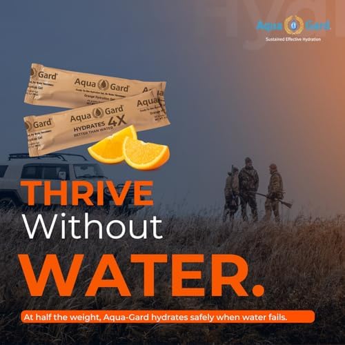 Aqua-Gard Emergency Water Gel - Survival Water Pouches for Disaster Relief | 200% More Effective Hydration | Emergency Water Pouches for Water Emergency Kit Supply for Extreme Conditions (25 Pack) - Image 6