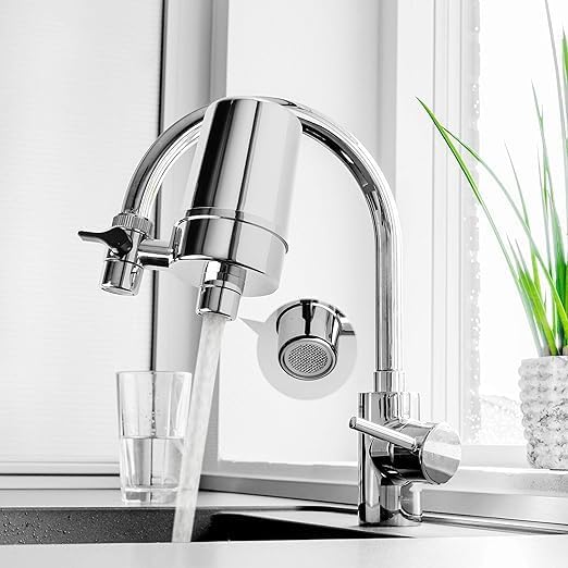 iSpring DF2-CHR Faucet Water Filter for Kitchen, Bathroom, or RV Sink – Water Filter for Sink Faucet, 500 Gallons Long Life, Chrome Finish - Image 6