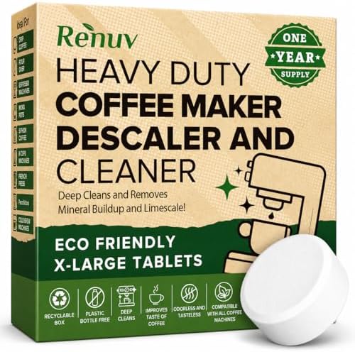 Renuv® Dishwasher Cleaner + Coffee Maker Cleaner Bundle, 12 Tablets Each - Image 6