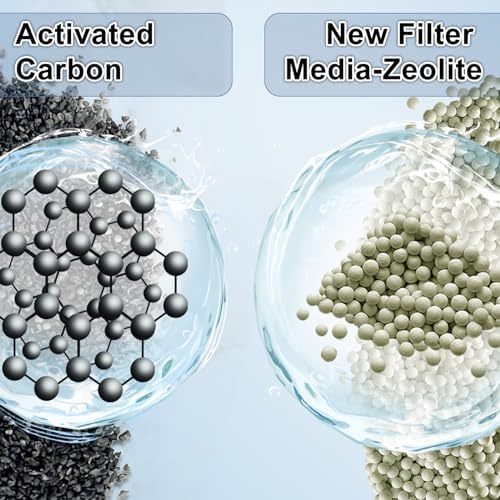driamor 10 Pack PF-S Fish Tank Filter Cartridges Compatible with PF10 Power Filters Small Fish Tank Filters Cartridge Thickened Cotton with Zeolite Aquarium Filter Cartridge Replacement - Image 6
