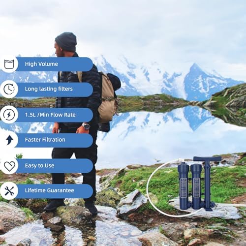 Emergency Water Filter Large Water Filtration System Survival for Camping - Image 4