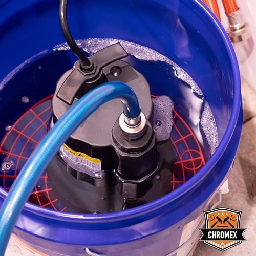 Chromex Tankless Water Heater Flush Kit with NSF Certified Concentrated Vinegar, Dilutes to 4 Gallons and 1/6HP Extra Strength Pump - Image 5