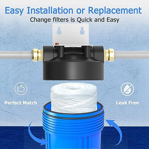 5 Micron Whole House Water Filter Cartridge, 20" x 4.5", 6-Pack - Image 5