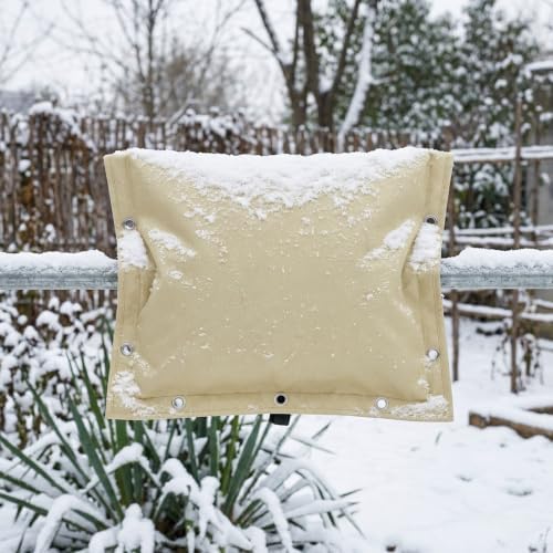 20" W x 16" H 3-Way Opening Backflow Preventer Insulation Cover(5°F), Beige - Image 6