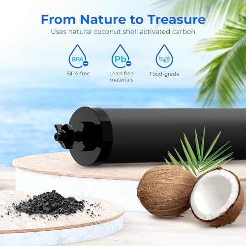 Waterdrop Black Water Filter, Replacement for Berkey® BB9-2®, 3 Pack - Image 6