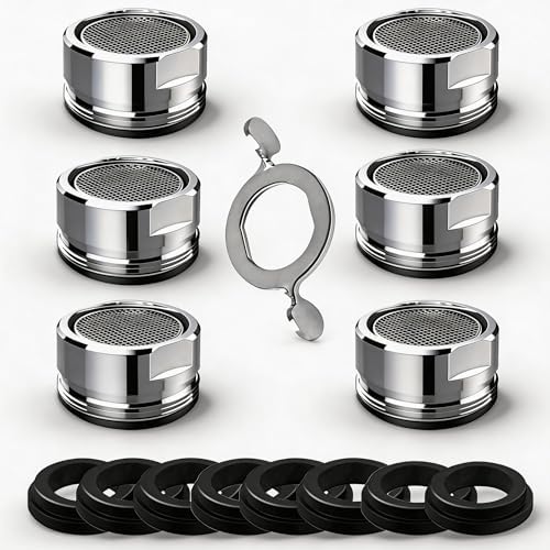 E-TING 6 Pack M24 Male Thread Faucet Aerator Kitchen Sink Replacement - Image 2