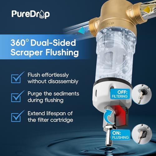 PureDrop PDR-100WSP Spin Down Sediment Water Filter - Image 5