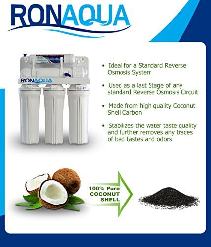 T33 Inline Coconut Grade Activated Carbon Pre/Post Membrane Filter for Taste and Odor Reduction WELL-MATCHED with AICRO, K2533JJ, FT15, IC-100A (Set of 10) - Image 5