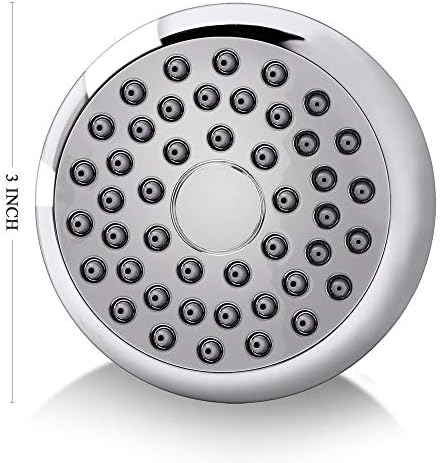 AISOSO Fixed Shower Head High Pressure 3 Inch Showerhead Chrome - Image 5