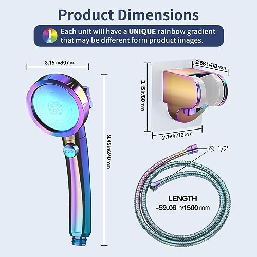 HANLIAN On/Off High Pressure Handheld Shower Head for RV Camper - Image 5