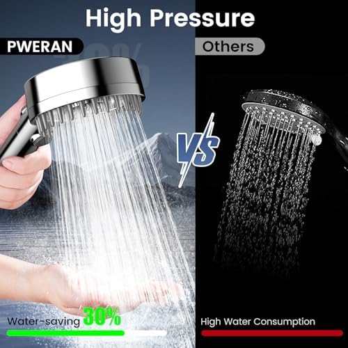 Filtered Shower Head with Handheld, High Pressure Showerhead with Filters - Image 2