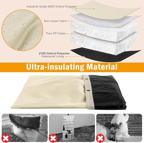 Backflow Preventer Insulation Cover, Pipe Insulation Covers - Image 4