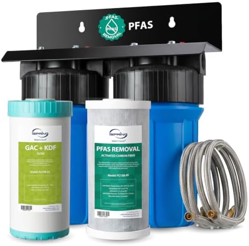 iSpring US21B-PF 2-Stage PFAS Removal Under Sink Water Filtration System by iSpring