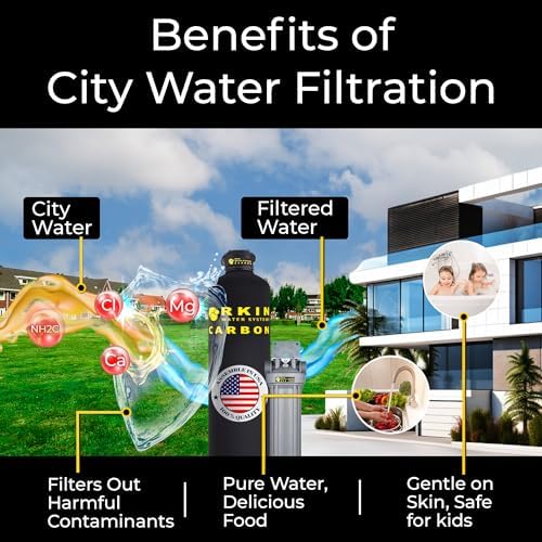 RKIN No Drain or Power DIY Install Whole House Carbon Water Filter System - Image 4