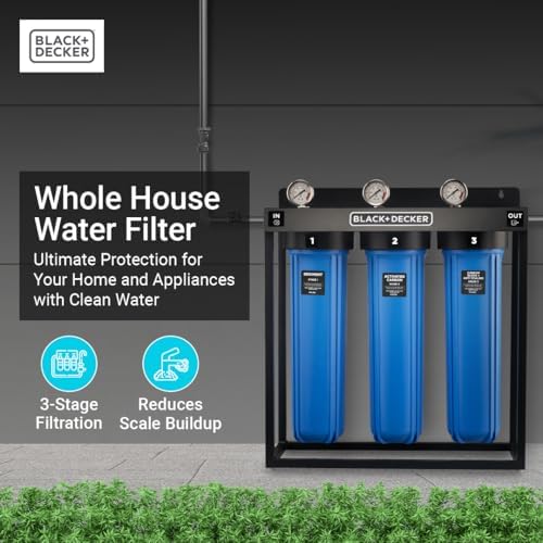 BLACK+DECKER Whole House Replacement Filter Set| Water Filter with 3 Stage Filtration System | Top-Tier Anti-Scale Filter | IAPMO R&T Tested, Platinum Sealed, and NSF/ANSI 42 Certified - Image 2