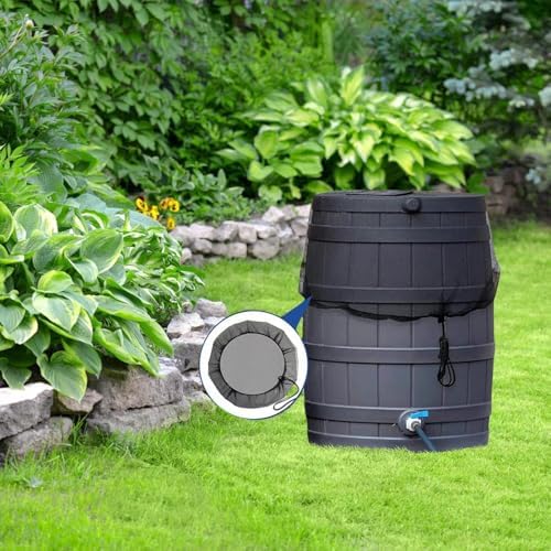 Rain Barrel Mesh Cover Rainwater Collection Bucket Netting - Image 2
