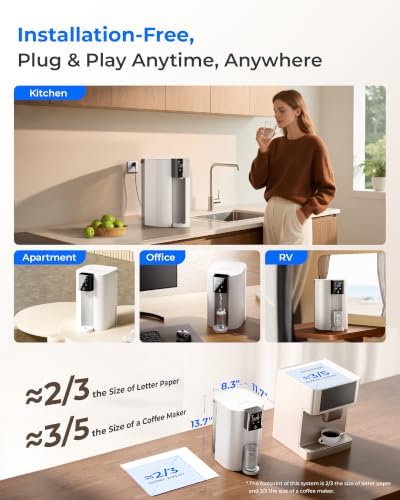 Waterdrop C1S Countertop Reverse Osmosis Water Filter, 6-Stage Filtration - Image 5