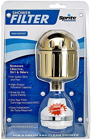 Sprite Showers HO2-GD High Output 2 Universal Shower Filter Housing, Gold - Image 2